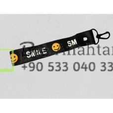 Bez Anahtarlık Smile Siyah